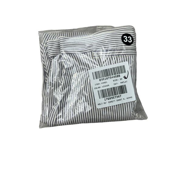 Madewell The Emmett Short smoky grape stripe 33 NWT - Picture 5 of 5